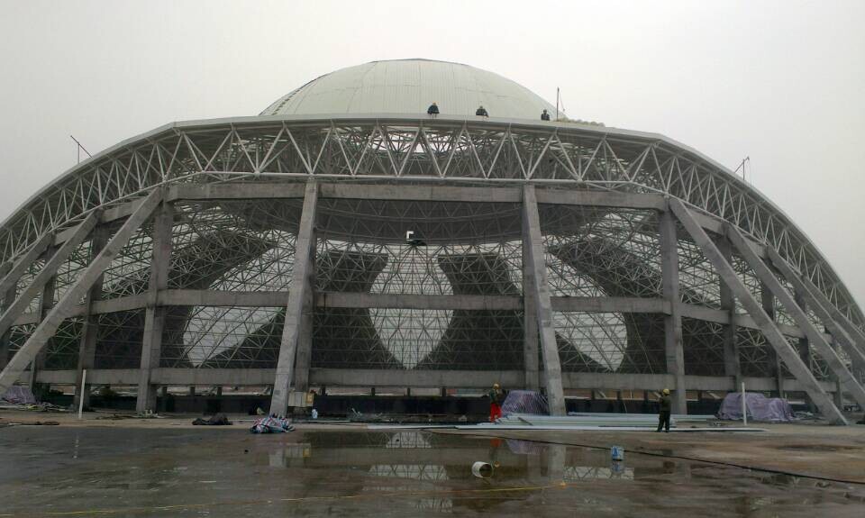 东乡县温泉馆网架工程